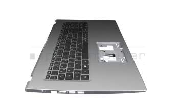 6BA6TN2014 original Acer clavier incl. topcase DE (allemand) noir/argent