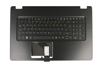 6BGHZN7010 original Acer clavier incl. topcase DE (allemand) noir/noir avec rétro-éclairage