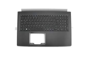 6BGS1N2012 original Acer clavier incl. topcase DE (allemand) noir/gris avec rétro-éclairage