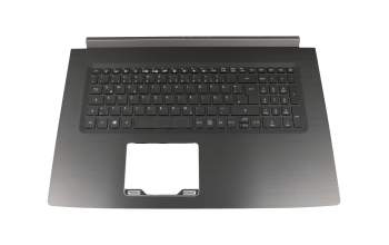 6BGXDN2012 original Acer clavier incl. topcase DE (allemand) noir/noir avec rétro-éclairage