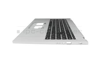 6BJ4GN2014 original Acer clavier incl. topcase DE (allemand) noir/argent