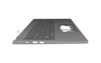 6BKJ9N7011 original Acer clavier incl. topcase DE (allemand) argent/argent