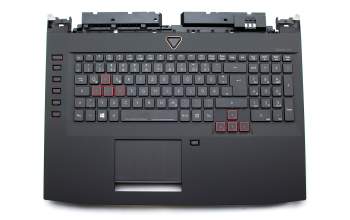 6BQ0QN5017 original Acer clavier incl. topcase DE (allemand) noir/noir avec rétro-éclairage