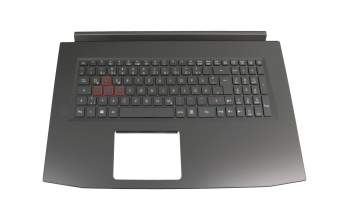 6BQ29N2011 original Acer clavier incl. topcase DE (allemand) noir/noir avec rétro-éclairage (GeForce 1060)