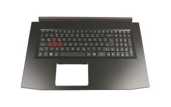6BQ2MN2011 original Acer clavier incl. topcase DE (allemand) noir/noir avec rétro-éclairage (GeForce 1050)