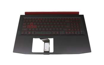 6BQ3XN2001 original Acer clavier incl. topcase US (anglais) noir/rouge/noir avec rétro-éclairage (Nvidia 1060)