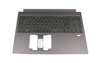 6BQ55N2012 original Acer clavier incl. topcase DE (allemand) noir/noir avec rétro-éclairage