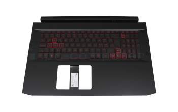 6BQ84N2047 original Acer clavier incl. topcase CH (suisse) noir/rouge/noir avec rétro-éclairage GTX1650