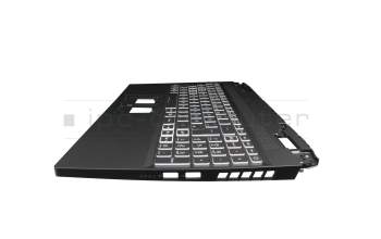 6BQFMN2014 original Acer clavier incl. topcase DE (allemand) noir/noir avec rétro-éclairage (4060/4070)