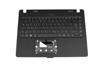 6BVRDN70113 original Acer clavier incl. topcase DE (allemand) noir/noir avec rétro-éclairage