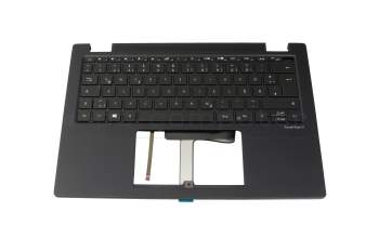 6BVSYN7011 original Acer clavier incl. topcase DE (allemand) noir/noir avec rétro-éclairage