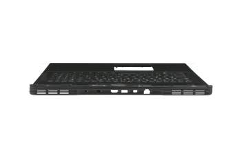 6WFHN original Dell clavier incl. topcase DE (allemand) noir/noir avec rétro-éclairage