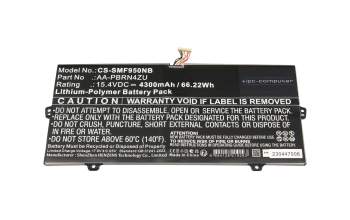 IPC-Computer batterie compatible avec Samsung BA43-00393A à 66Wh