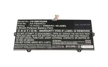 IPC-Computer batterie compatible avec Samsung BA43-00393A à 66Wh
