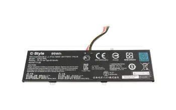 27S00-N4A01-G20S original Gigabyte batterie 99Wh Ce modèle de batterie est disponible avec deux types de connecteurs et deux longueurs de câble différentes. Vérifiez bien que votre batterie correspond exactement à celle sélectionnée ici (connecteur d
