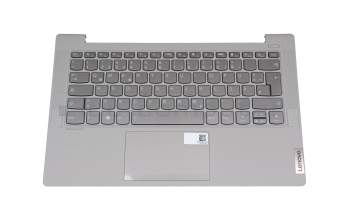 71NIH538140 original Compal clavier incl. topcase DE (allemand) gris/gris avec rétro-éclairage
