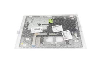 71NM1JBO021 original Compal clavier incl. topcase DE (allemand) gris/gris avec rétro-éclairage