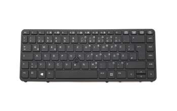 730794-041 original HP clavier DE (allemand) noir/noir abattue avec mouse stick