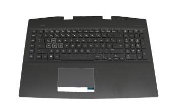 74NHY132209 original HP clavier incl. topcase DE (allemand) noir/noir avec rétro-éclairage