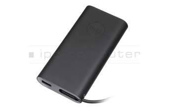7R3FM original Dell chargeur USB-C 90 watts arrondie (+USB-A Port 10W)