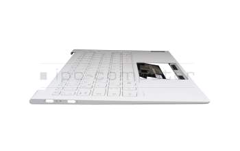 814807080350 original Lenovo clavier incl. topcase DE (allemand) blanc/blanc avec rétro-éclairage