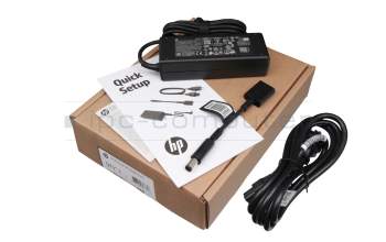 854056-002 original HP chargeur 90 watts avec adaptateur (fiche 4,5/7,4 mm)