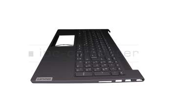 8SSN20W86120 original Lenovo clavier incl. topcase DE (allemand) noir/gris avec rétro-éclairage