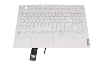 8SSN21B43846 original Lenovo clavier incl. topcase DE (allemand) blanc/blanc avec rétro-éclairage