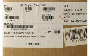 Lenovo 90205319 ACLUH LCD Bezel Black M