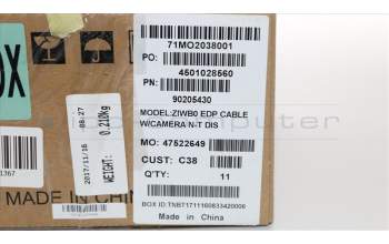 Lenovo CABLE ZIWB2LCDCableW/CameraCableDISNT pour Lenovo B41-80 (80LG)