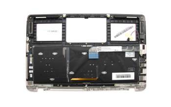 90NB0C01-R30GE0 original Asus clavier incl. topcase DE (allemand) argent/rosé avec rétro-éclairage