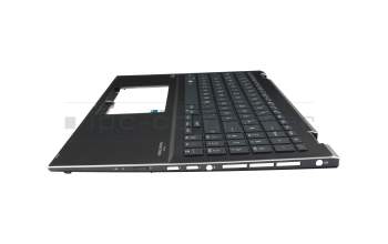 90NB0W22-R30GE0 original Asus clavier incl. topcase DE (allemand) noir/noir avec rétro-éclairage