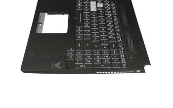 90NR00S1-R33GE0 original Asus clavier incl. topcase DE (allemand) noir/noir avec rétro-éclairage