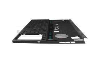 90NR0921-R31GE0 original Asus clavier incl. topcase DE (allemand) noir/transparent/noir/rouge avec rétro-éclairage