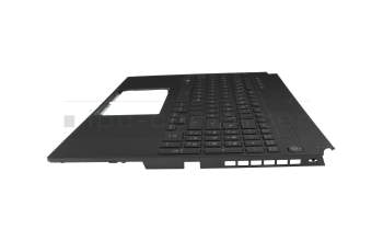 90NR0EP2-R31GE0 original Asus clavier incl. topcase DE (allemand) noir/noir avec rétro-éclairage