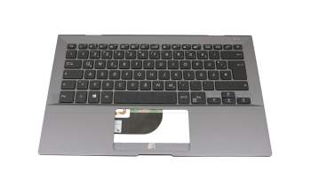 90NX0151-R30100 original Asus clavier incl. topcase DE (allemand) noir/gris avec rétro-éclairage