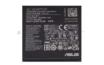 90XB05TN-MPW070 original Asus chargeur 45 watts petit b-stock