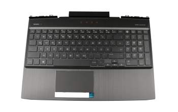 910300206950 original Primax clavier incl. topcase DE (allemand) noir/noir avec rétro-éclairage