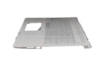 926859-041 original HP clavier incl. topcase DE (allemand) argent/argent avec rétro-éclairage