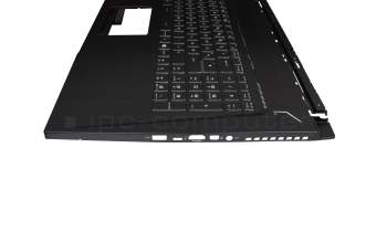 957-17B51E-C06 original MSI clavier incl. topcase DE (allemand) noir/noir avec rétro-éclairage