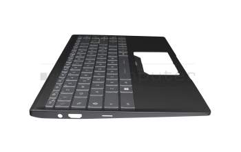 95714D36EC10 original MSI clavier incl. topcase IT (italien) gris/noir avec rétro-éclairage
