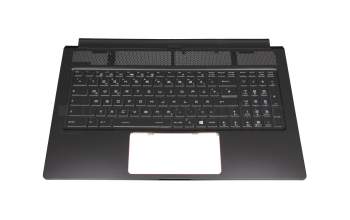 95717G31EC05 original MSI clavier incl. topcase DE (allemand) noir/noir avec rétro-éclairage