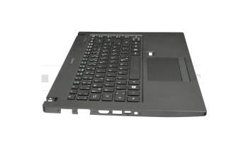 9C-N10MS00D0 original Pegatron clavier incl. topcase DE (allemand) noir/noir avec rétro-éclairage