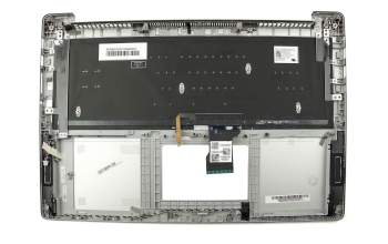 9Z.N8SLN.S01 original Asus clavier incl. topcase DE (allemand) argent/argent avec rétro-éclairage (pour les modèles sans disque dur)