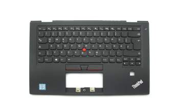 9Z.NCBBW.20G original Lenovo clavier incl. topcase DE (allemand) noir/noir avec rétro-éclairage et mouse stick