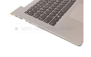 9Z.NCRBC.B0G original Lenovo clavier incl. topcase DE (allemand) noir/argent avec rétro-éclairage bord argenté