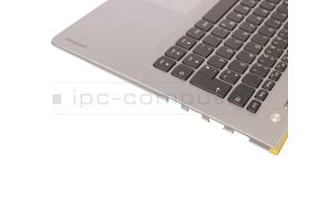 9Z.NCRBC.B0G original Lenovo clavier incl. topcase DE (allemand) noir/argent avec rétro-éclairage bord argenté