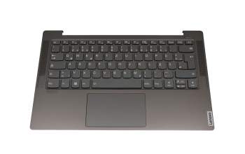 9Z.NDUBN.F0G original Lenovo clavier incl. topcase DE (allemand) gris/gris avec rétro-éclairage