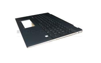 9Z.NEZBQ.J0G original HP clavier incl. topcase DE (allemand) noir/bleu avec rétro-éclairage