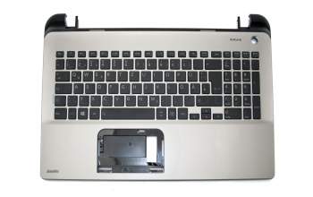 A000295770 original Toshiba clavier incl. topcase DE (allemand) noir/argent